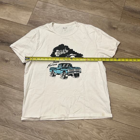 MADEWELL Men's Texas Forever Allday Tee Size L In Lighthouse - Picture 3 of 7